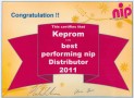 Kompanija Keprom distributer godine za brend NIP